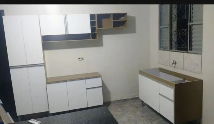 KIT COZINHA ARMÁRIO COM BALCÃO DE PIA