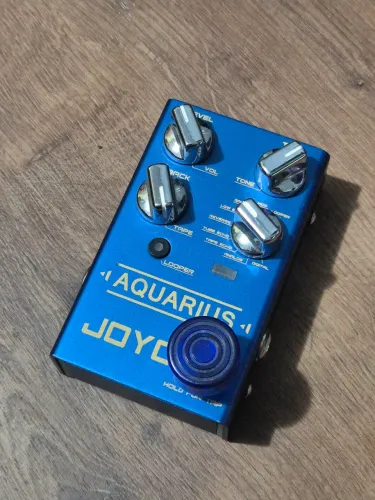 Delay Aquarius com LOOPER - Joyo