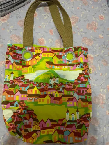 Bolsa casinhas coloridas Bahia
