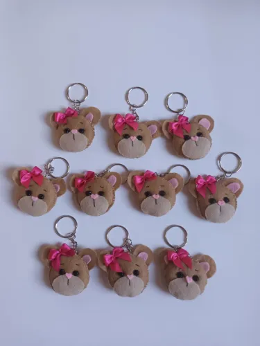 20 Lindos chaveiros de ursinha para lembrancinhas!