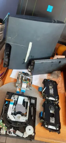 leitor ps3 slim e super slim funcionando, com mecânica 