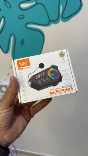Microfone rígido  Capacete Moto/ Mídia de controle play black - / $120,00