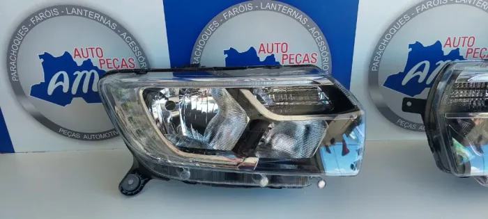 farol logan sandero LED 