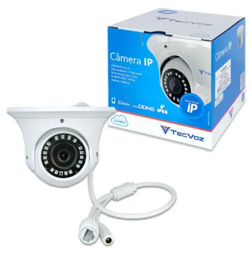 Câmera IP Dome IR TV-IDM102 tecvoz