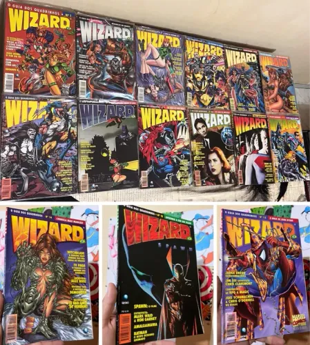 Revista Wizard número 01 ao 15