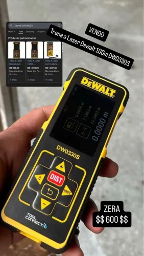 Trena a Laser Dewalt 100m DW0330SN