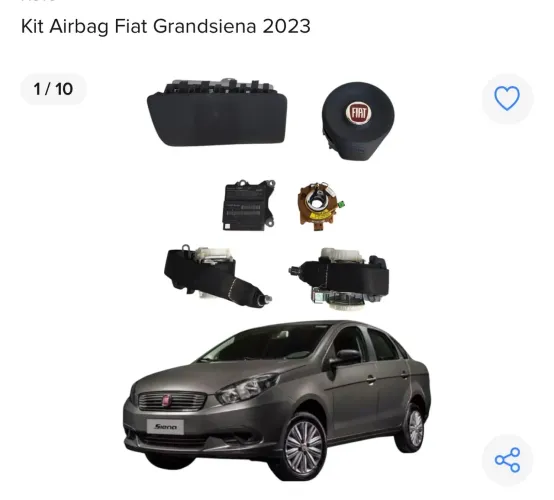 Kit Airbag Fiat Grand Siena 2022 2023 