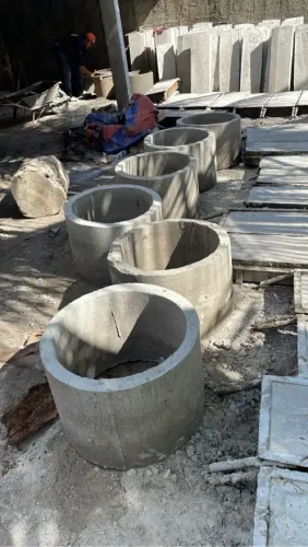 Anéis de concreto para fundação