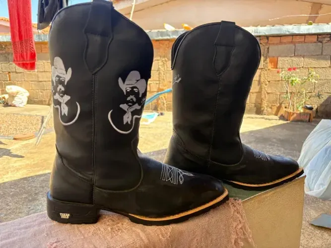 Bota Masculina Western Country Cano Longo 