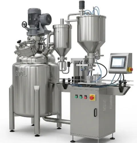 REATOR INOX PARA FABRICAÇÃO DE COSMÉTICOS