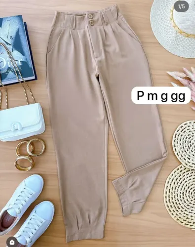 calça alfaiataria p m g gg 