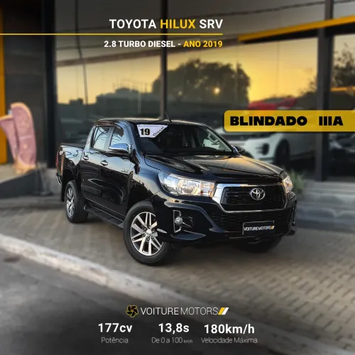 HILUX SRV | BLINDADO | 2019 | 66.000KM