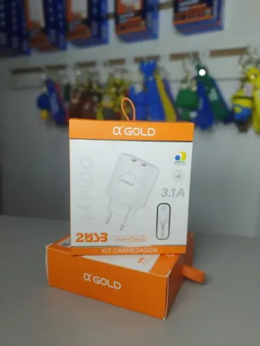 !!!!""NAO FAZEMOS ENTREGA!!A parte de 20,00 reais Carregador de Parede Rápido 3.1A Tipo C 