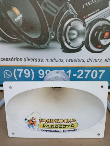 Corneta oval alumínio 