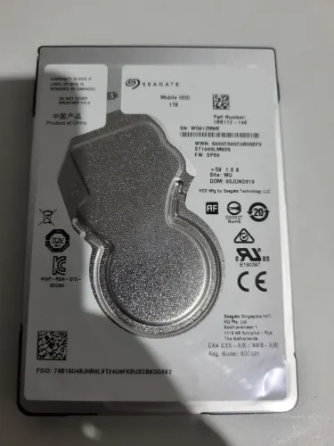 HD Seagate Mobile HDD 1TB