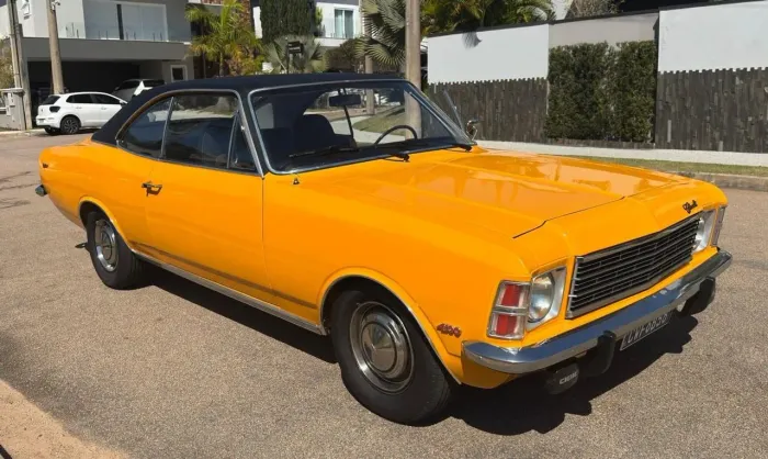 Opala 6cc 4100 Placa preta 100% Restaurado Veículo de Colecionador