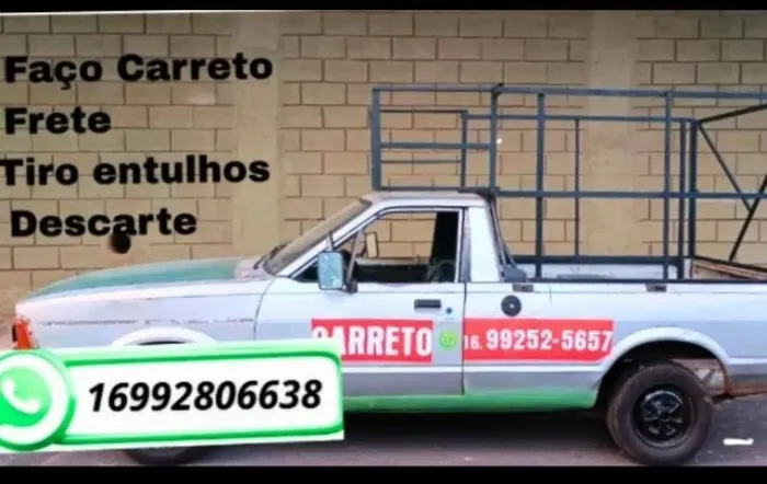 Carreto frete descarte