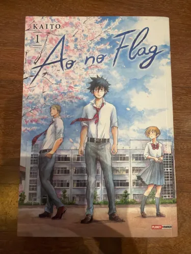 Mangá Ao no Flag VOL 1 +brinde (marca página)