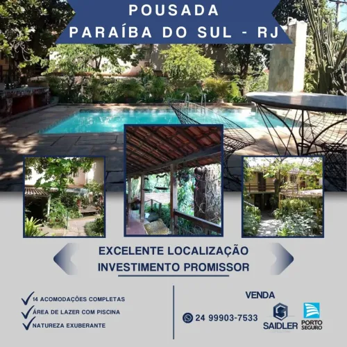 Pousada em Paraíba do Sul RJ 
