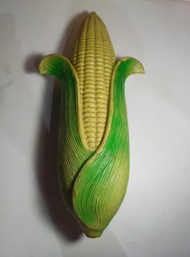 espiga de milho decorativa em plástico - 36cm