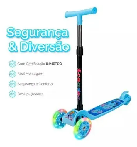 Patinete infantil c/ led (entrega)