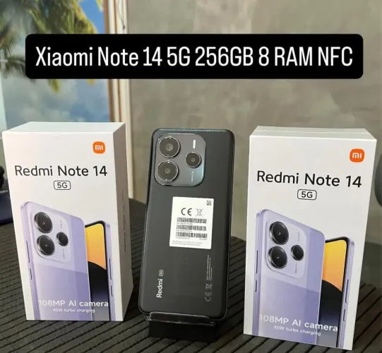 Redmi Note 14 5G NFC 108MP 256+08 Novo Entregamos Grátis 