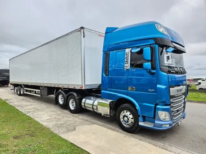 DAF XF 480 6X2 Ano 2021 Teto Alto Aut Geladeira Repasse  Carreta Baú Facchini Ano 26 0km