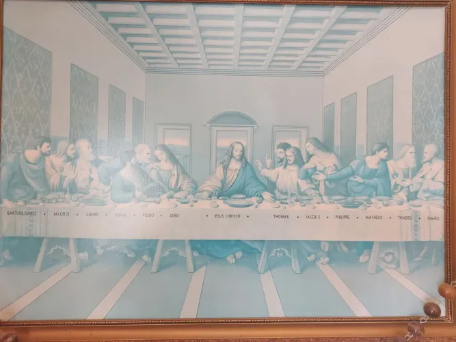 Quadro religioso - A Última Ceia. Preço baixou de 400,00 para 300,00.