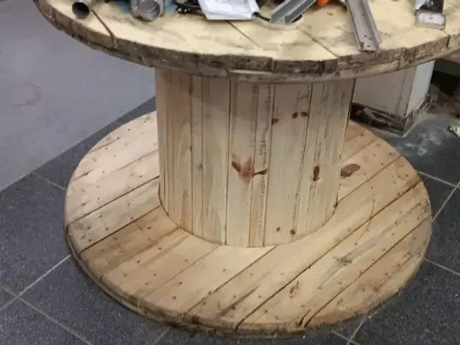 BOBINA DE CABO PARA MESA DE JARDIM OU CHACARA