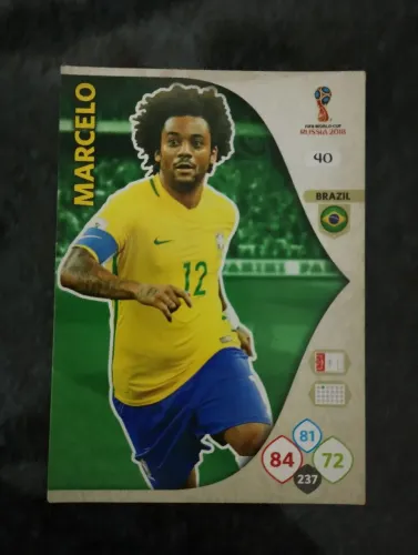 Card Colecionadores - Craque Marcelo 12 - Copa 2018