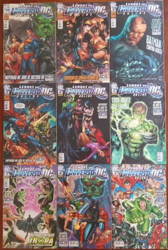 Lendas do Universo DC Online 1 ao 9 - Coleção Completa