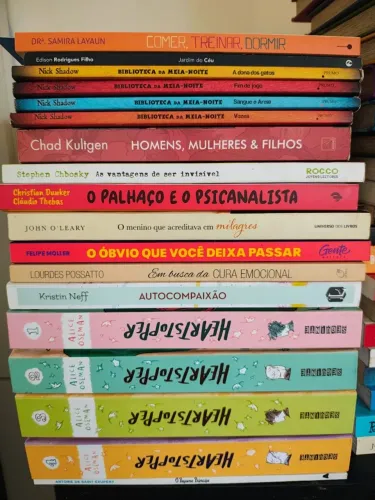 Coleção de livros diversos