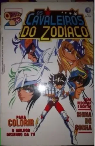 Revista Risca Cor Cavaleiros Do Zodíaco Nº 02 ( Sem Uso )
