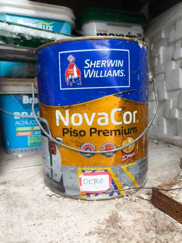 Tinta acrílica para piso Nova Cor Ocre - de 3,6