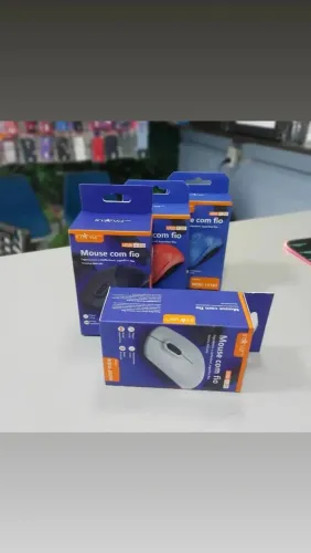 Mouse com fio Inova- Várias cores