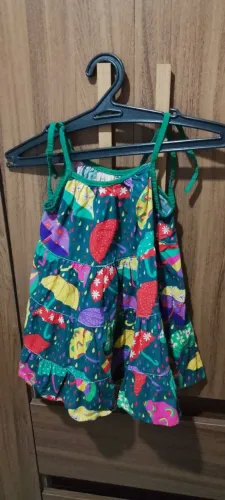 Vestido infantil estampado