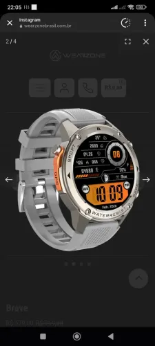 Smartwatch GPS integrado 