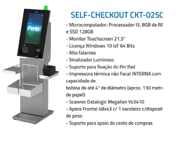 SELF- CHECKOUT NOVO COM LICENÇA WINDOWS