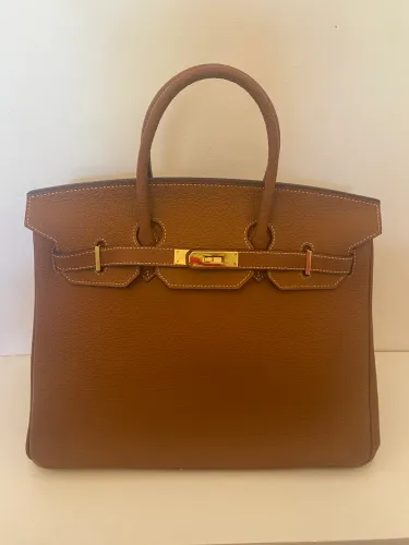 Bolsa B|rkin em couro legítimo 