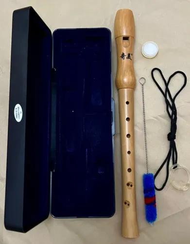 Flauta Doce Soprano Barroca Changzhou Mingyin® QM8A-26B