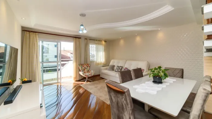 Apartamento à venda com 210m², 3 quartos e 3 vagas, com Varanda. Santa Maria - Santo André
