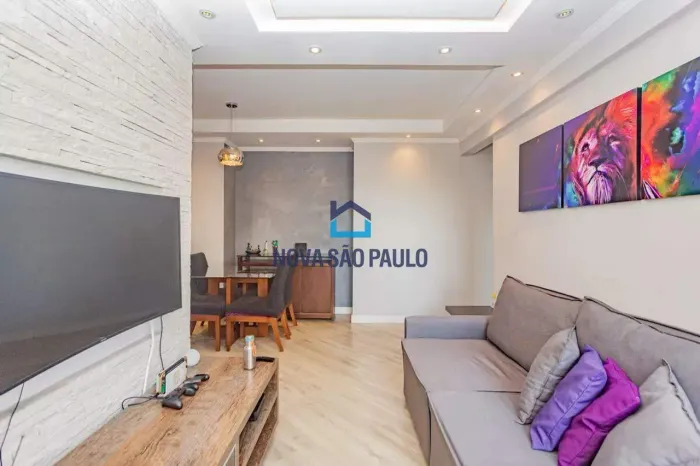 Apartamento 2 quartos, suíte - sacada, 1 vaga - Vila da Mercês