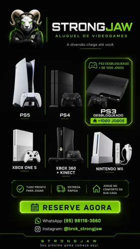 Aluguel de videogames