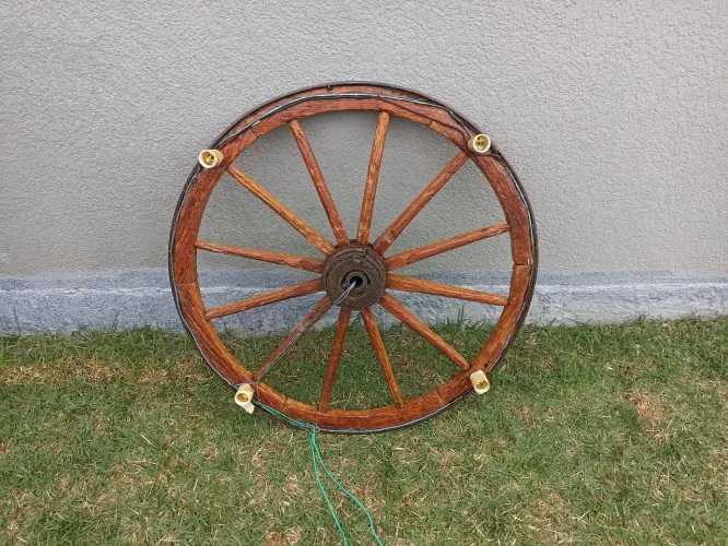 Roda de Carroça Antiga Original 