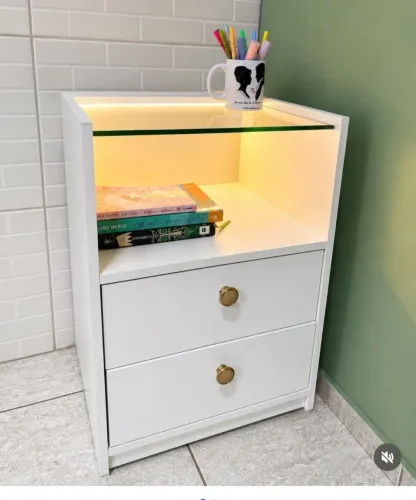 CRIADO-MUDO EM MDF | com ou sem led