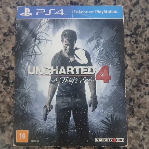Uncharted 4, jogo de ps4. Em perfeitas condições.