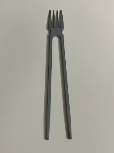 Garfo Hashi em Plástico Sushi Pauzinho
