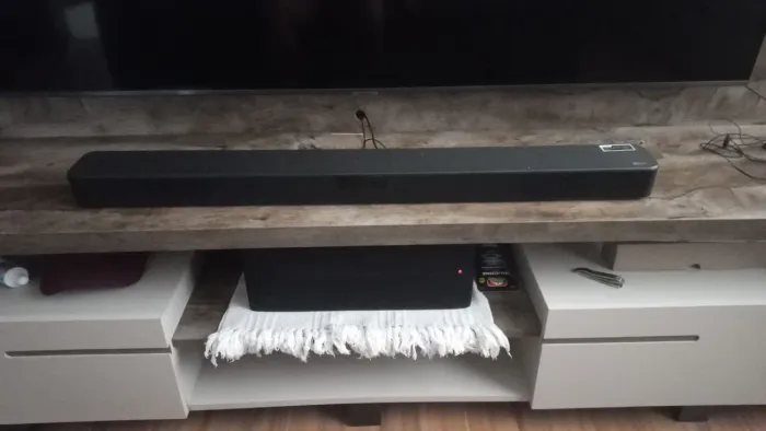 Vendo sond bar semi novo 