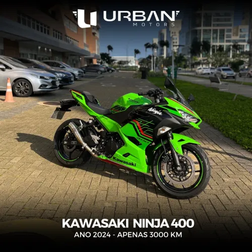 Kawasaki Ninja 400 - Baixo km - Impecável