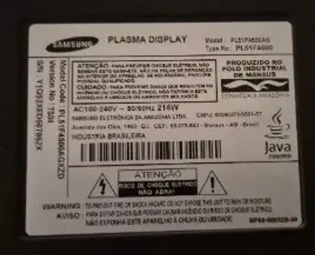 TV Plasma Samsung 51'